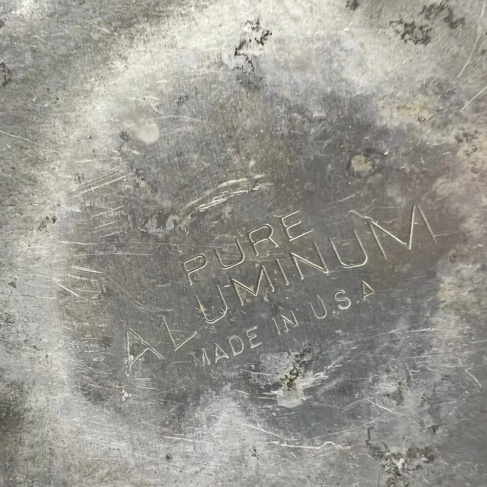 Vintage pure aluminum